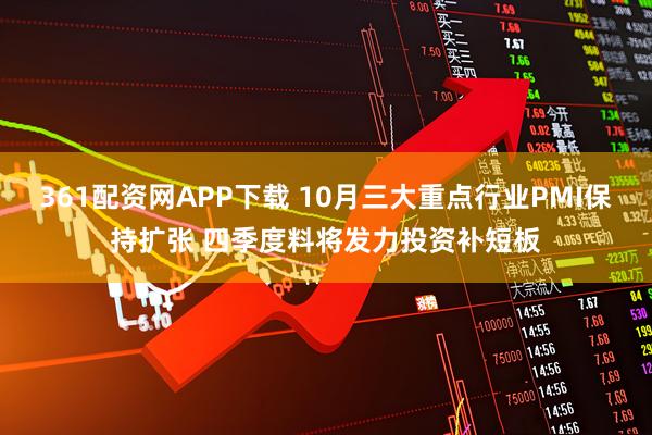 361配资网APP下载 10月三大重点行业PMI保持扩张 四季度料将发力投资补短板